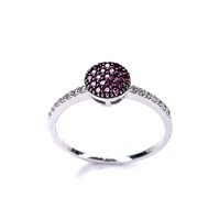 Anello Stocco Gioielli Donna in Oro bianco Zircone ACTR1 - ACTR1